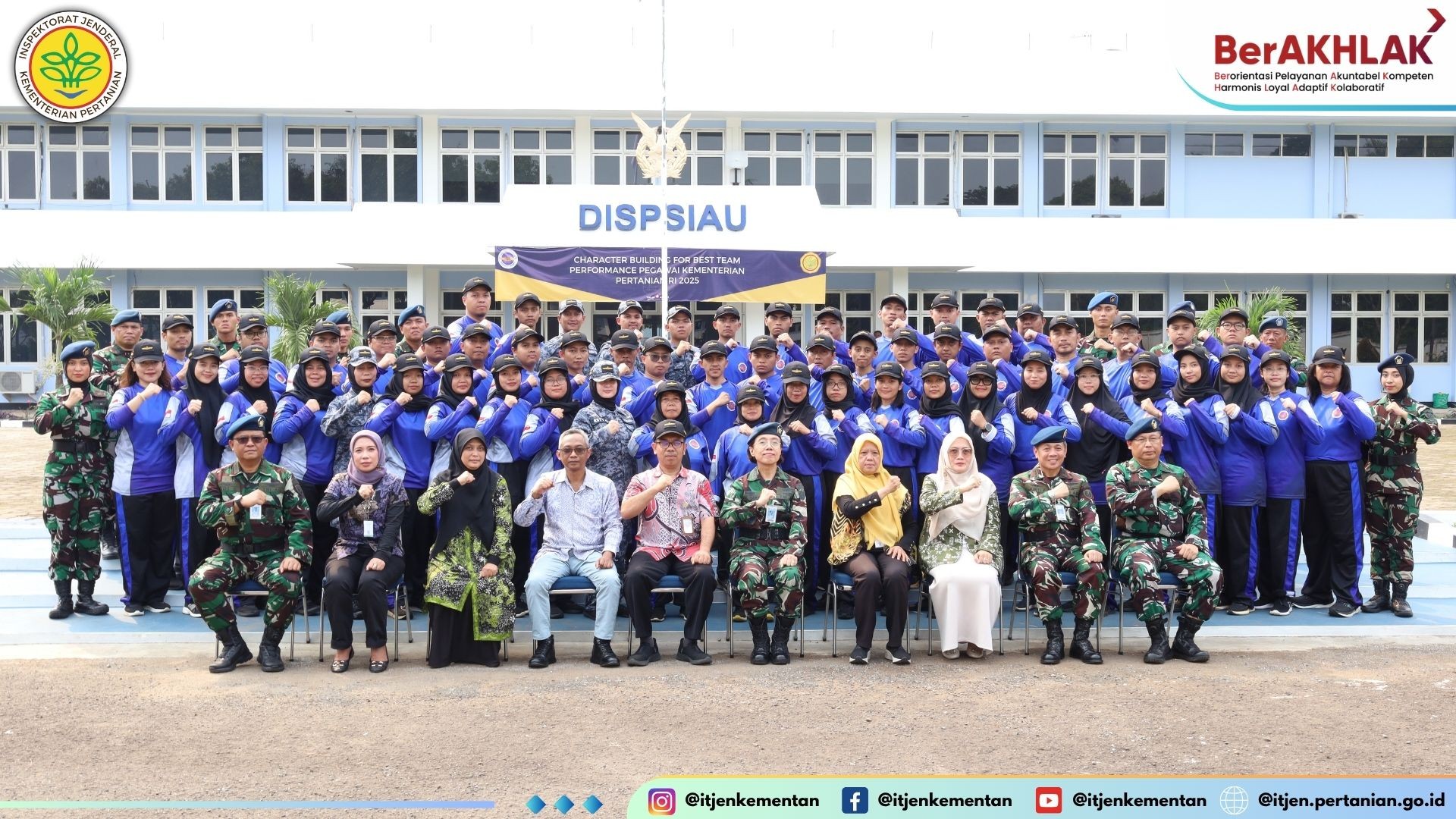 Penutupan pelatihan pengembangan karakter pegawai lingkup Itjen Kementan