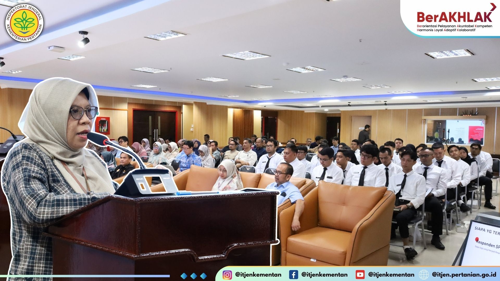 Inspektorat Jenderal Kementan menggelar Sosialisasi Survei Penilaian Integritas 2025