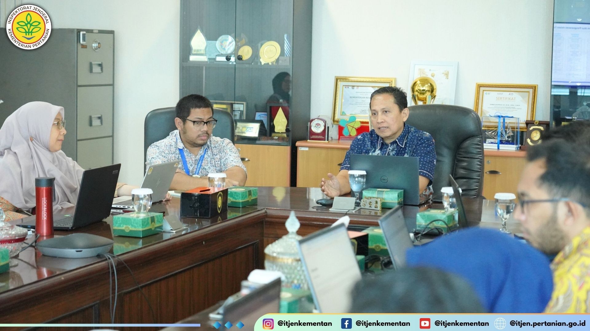 Perdalam Implementasi AMS dan Data Analytics, Itjen Kementan Studi Banding ke Itjen Kemenkeu
