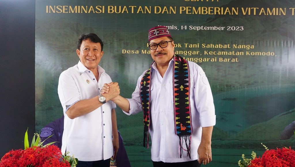 Irjen Kementan Kawal IB dan Resmikan Irigasi Perpompaan Peternakan di Manggarai Barat