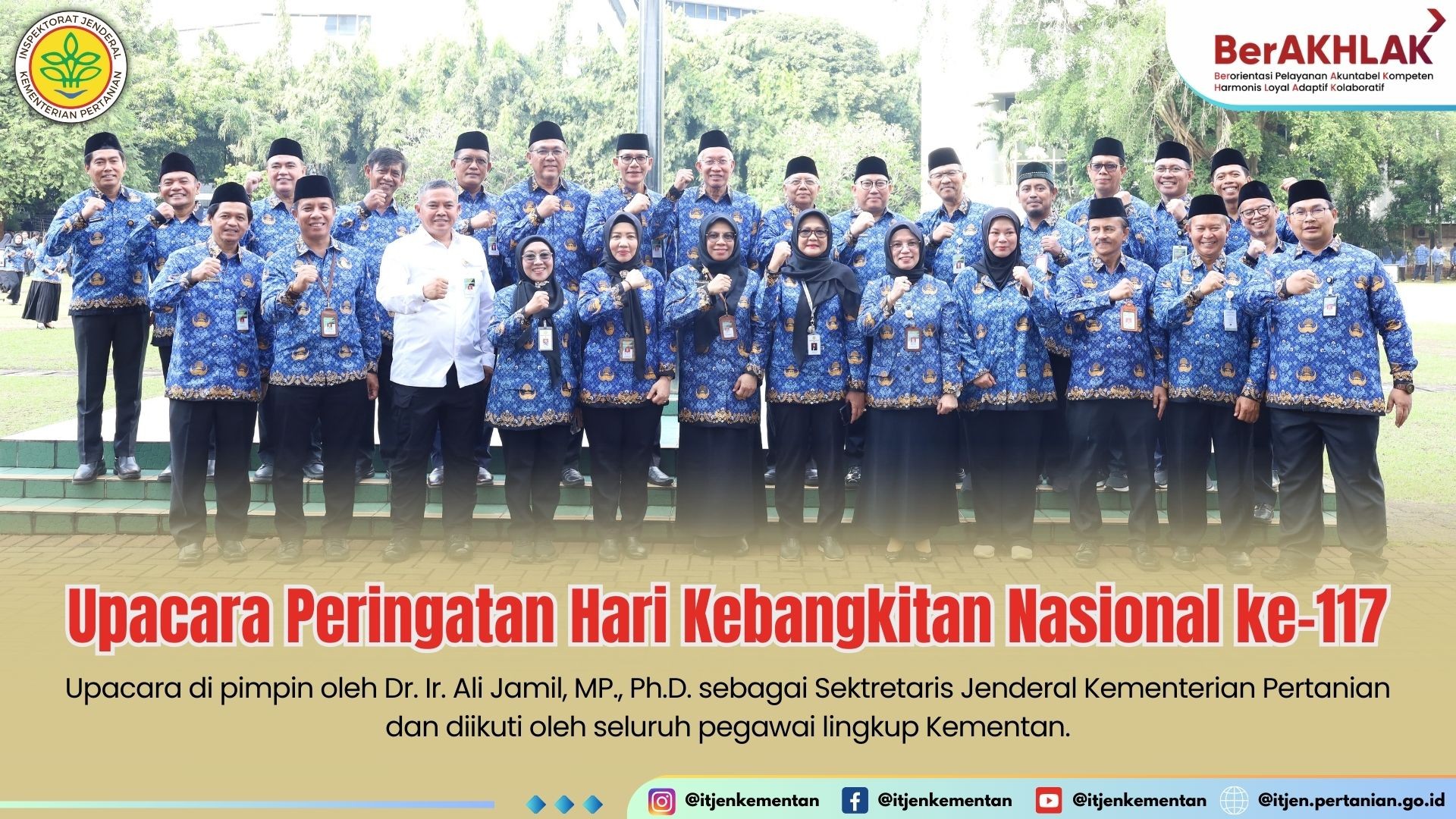 Upacara Peringatan Hari Kebangkitan Nasional ke-117