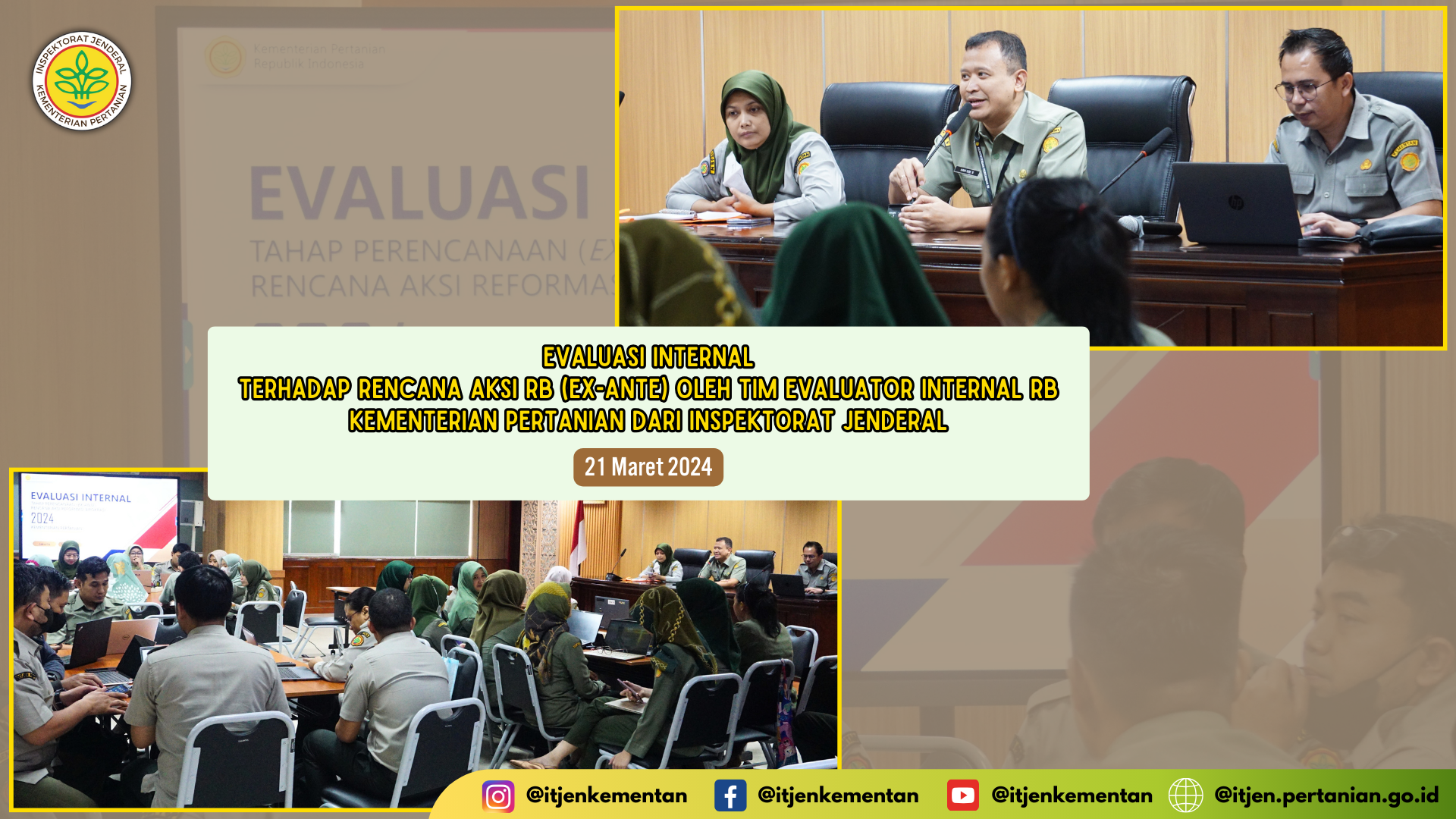 Rapat Evaluasi Internal Perkuat Kualitas Rencana Aksi Reformasi Birokrasi