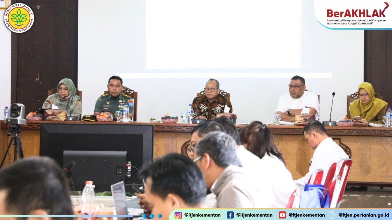 Hadiri Entry Meeting BPK di Kalteng, Itjen Kementan Paparkan Progres LHP