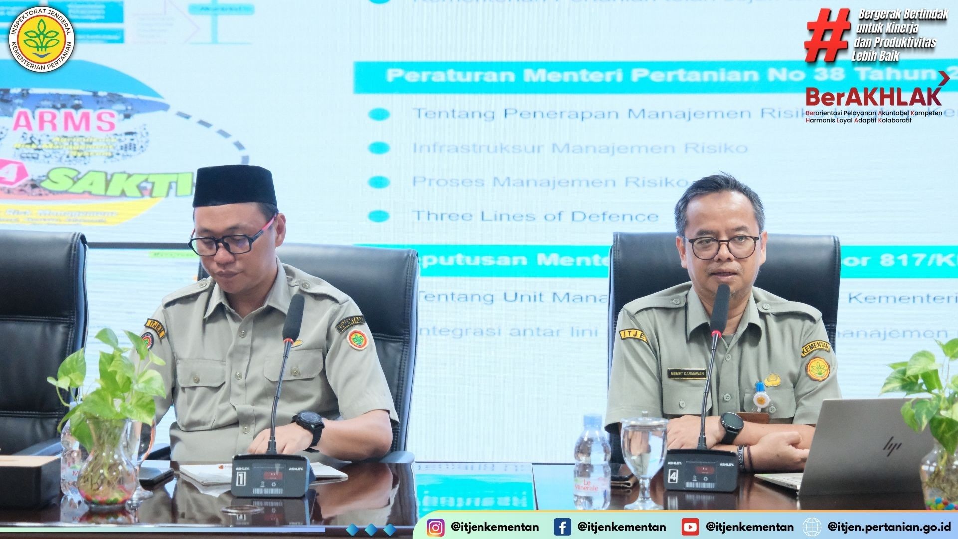 Itjen Kementan Gelar Sosialisasi Pengujian dan Deteksi Dini Fraud