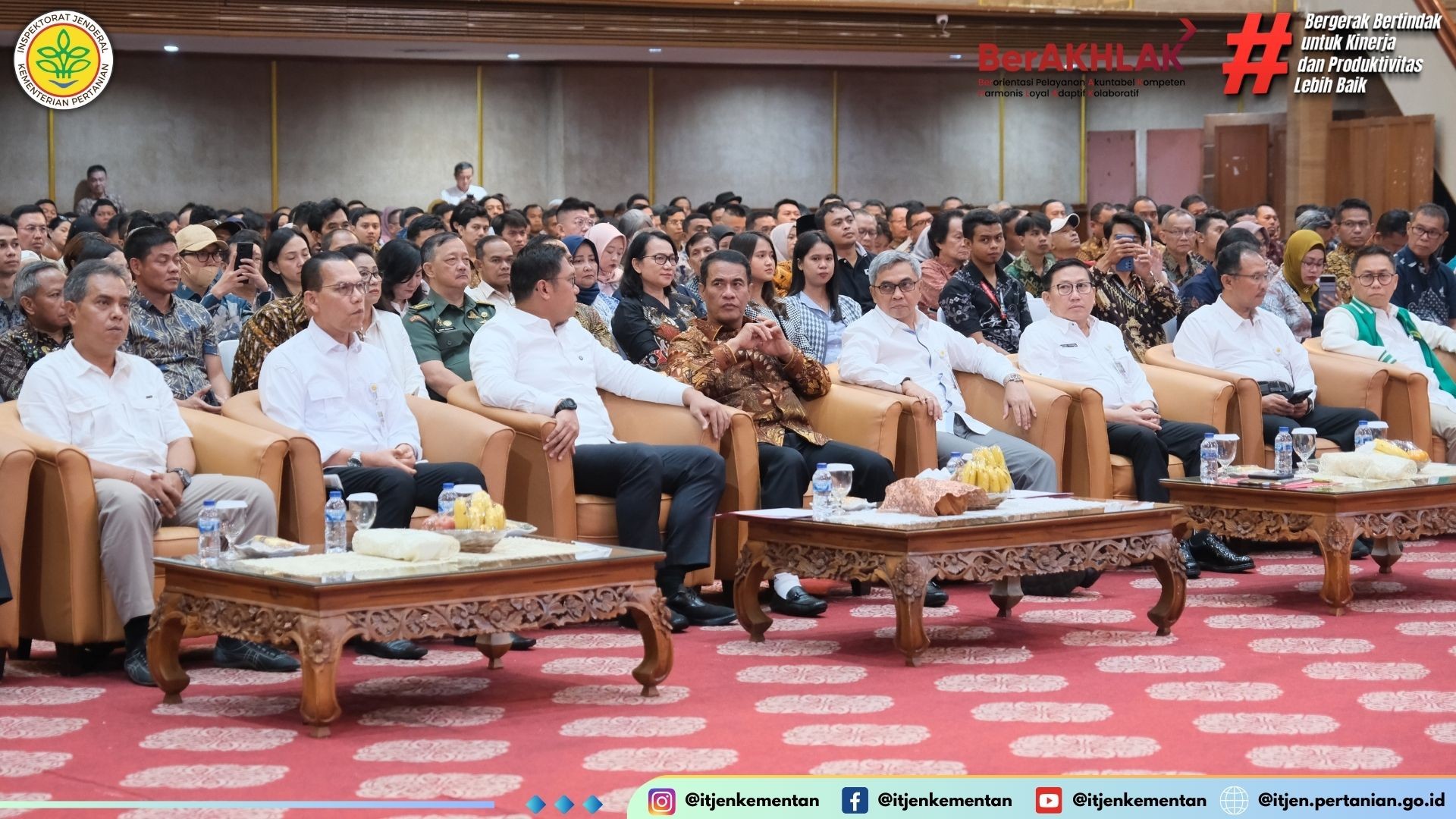 Arahan Komitmen Integritas  Mitra Oleh Menteri Pertanian Republik Indonesia