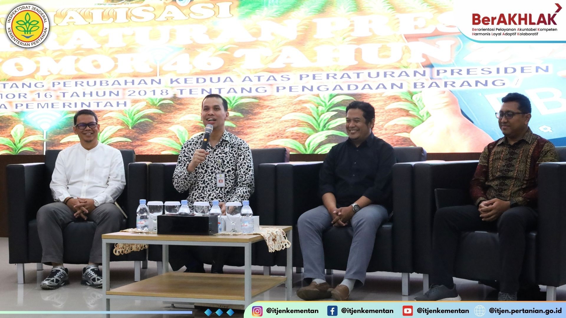 Kementan Gelar Sosialisasi Perpres Pengadaan Barang dan Jasa Pemerintah