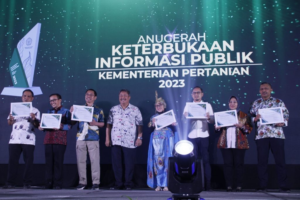 Itjen Kementan Raih Peringkat ke-5 di Ajang Keterbukaan Informasi Publik 2023