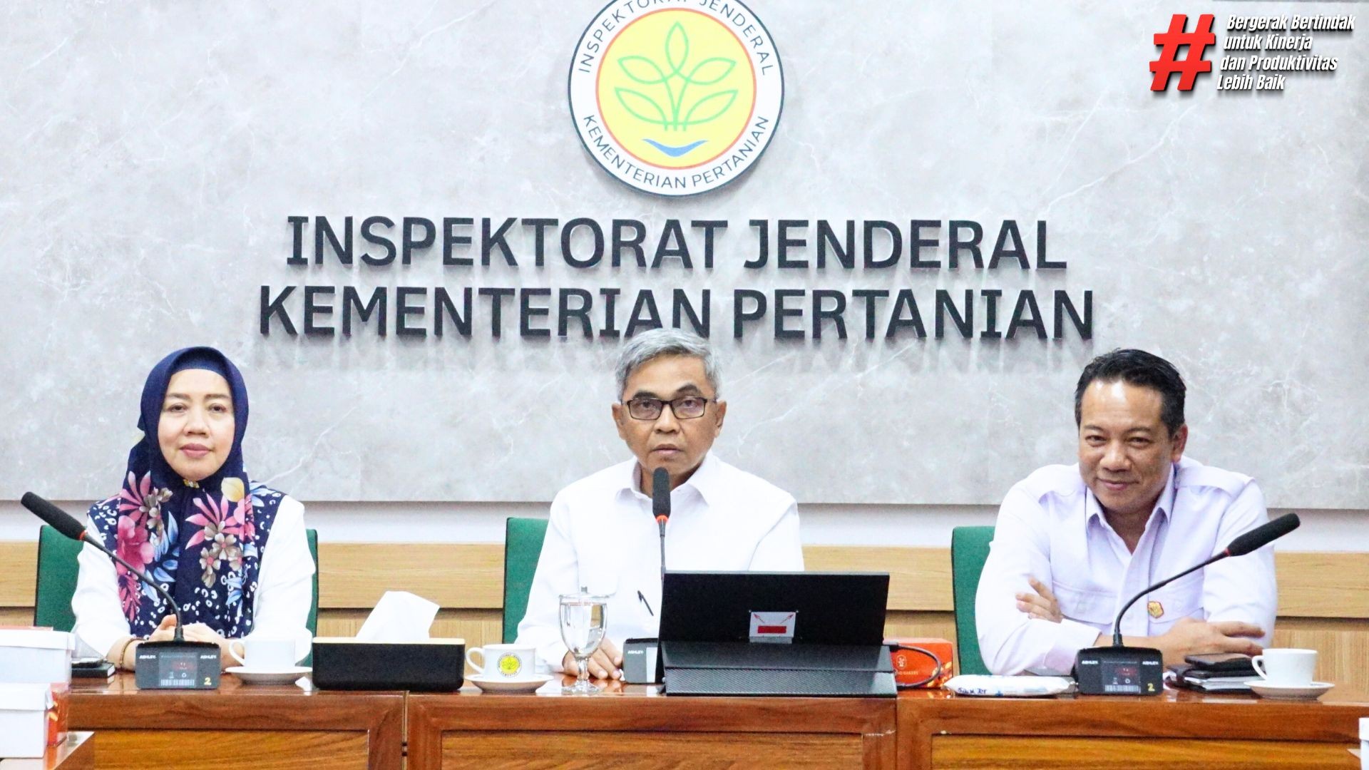 Sosialisasi Survei Penilaian Integritas Lingkup Inspektorat Jenderal Kementerian Pertanian.