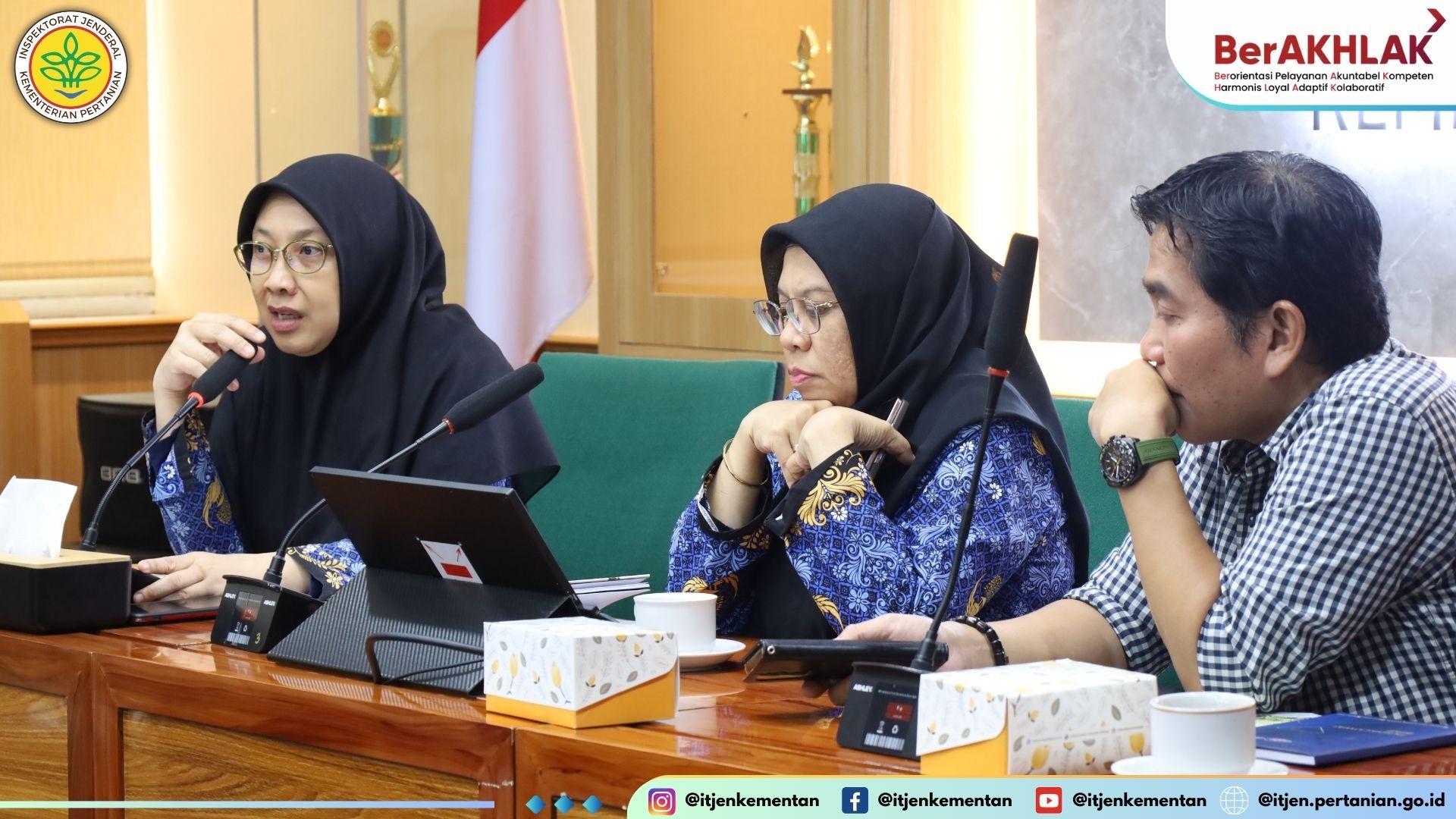 Hasil Rapat Pembahasan Pemantauan Inspektorat Jenderal Kementerian Pertanian