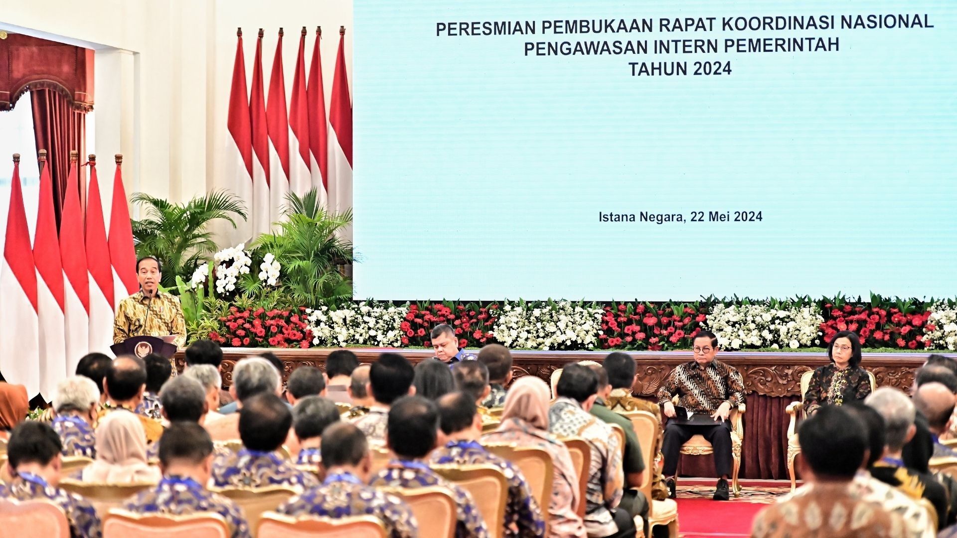 Irjen Kementan Setyo Budi Hadiri Pembukaan Rakornas Pengawasan Intern 2024 di Istana Negara