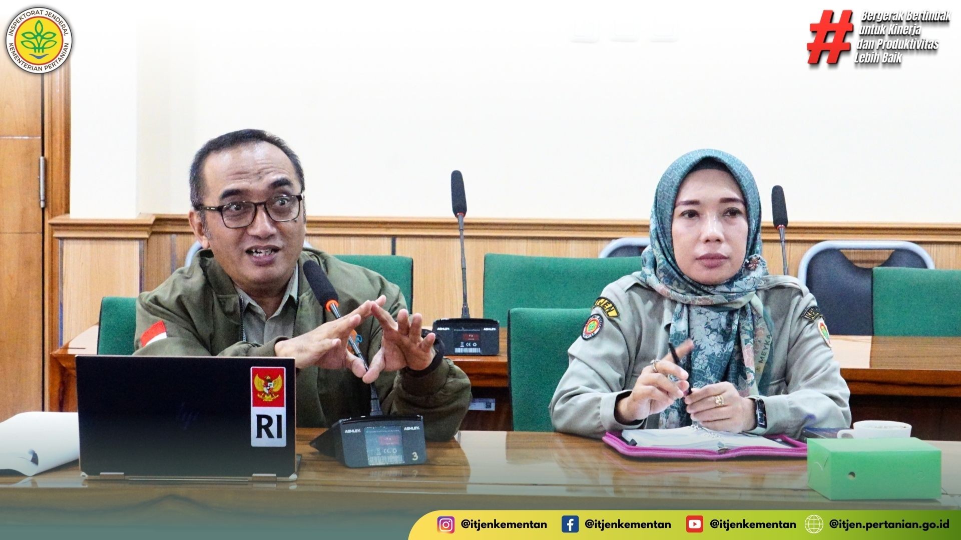 Rapat Pembahasan Draft Rancangan Permentan Tentang Evaluasi AKIP Lingkup Kementan