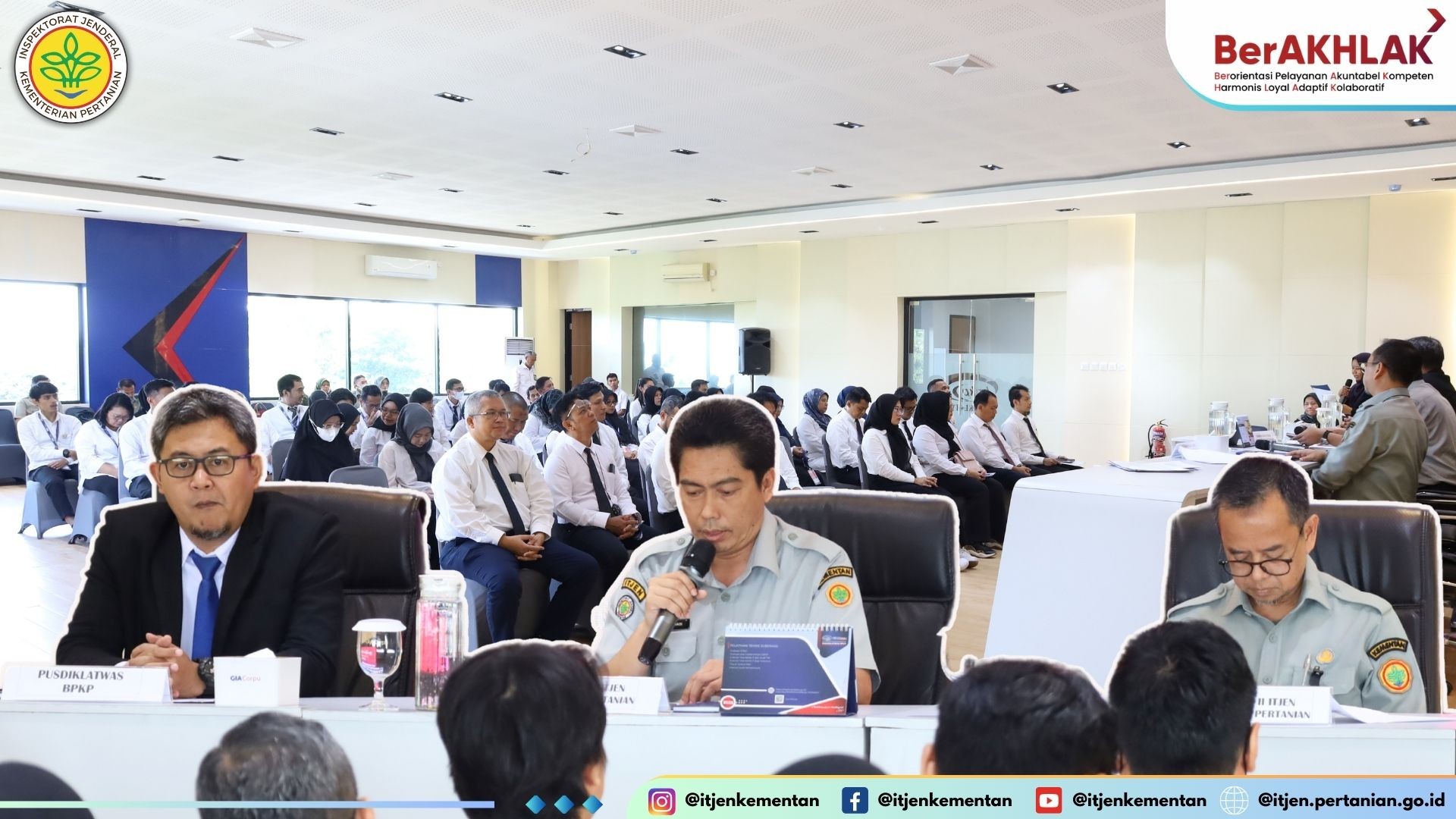 Diklat Reviu Laporan Keuangan K/L bagi pegawai dilingkungan Inspektorat Jenderal Kementan