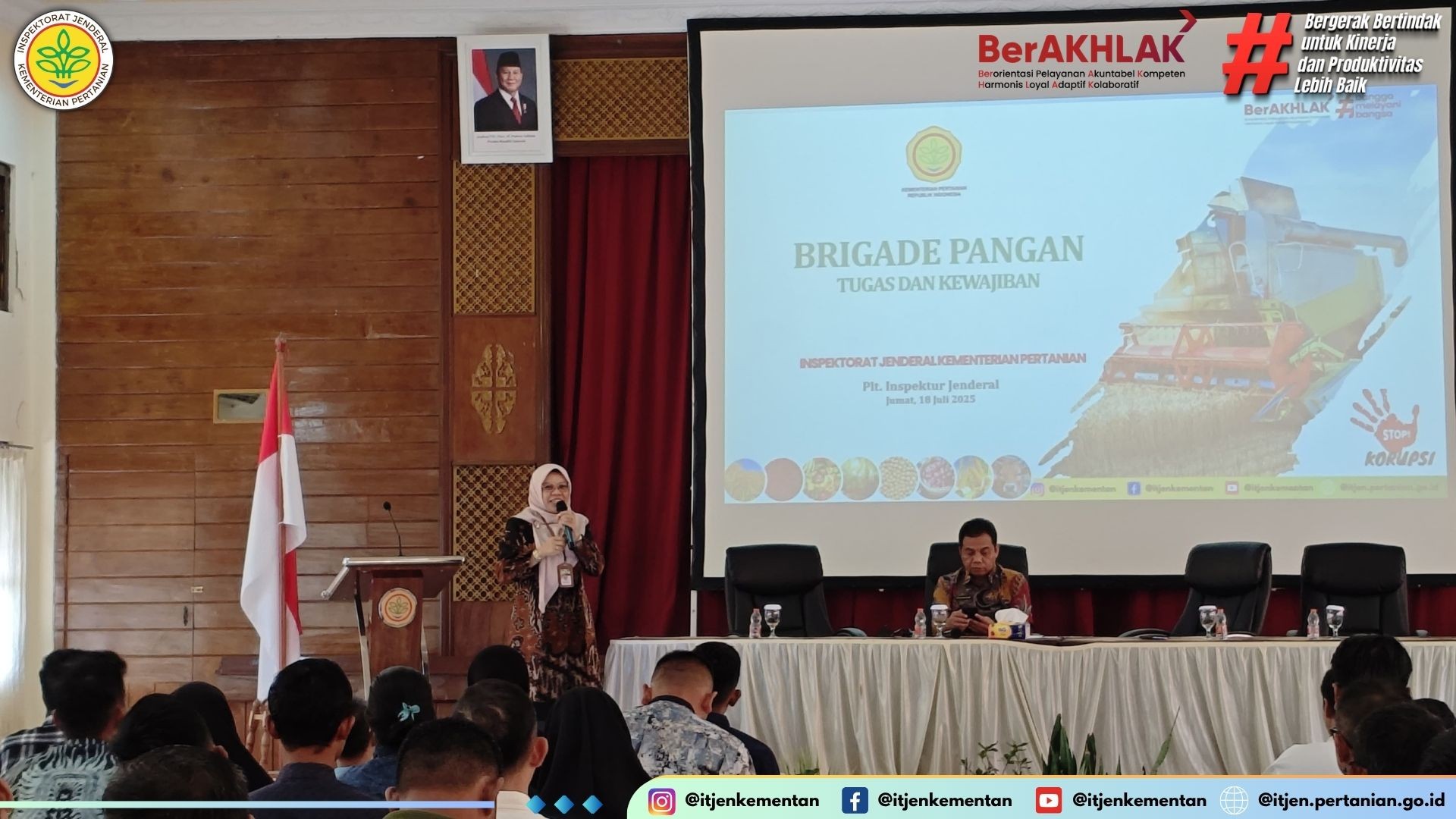 Plt. Irjen Kementan Tin Latifah Bekali Brigade Pangan untuk Ketahanan Nasional yang Akuntabel