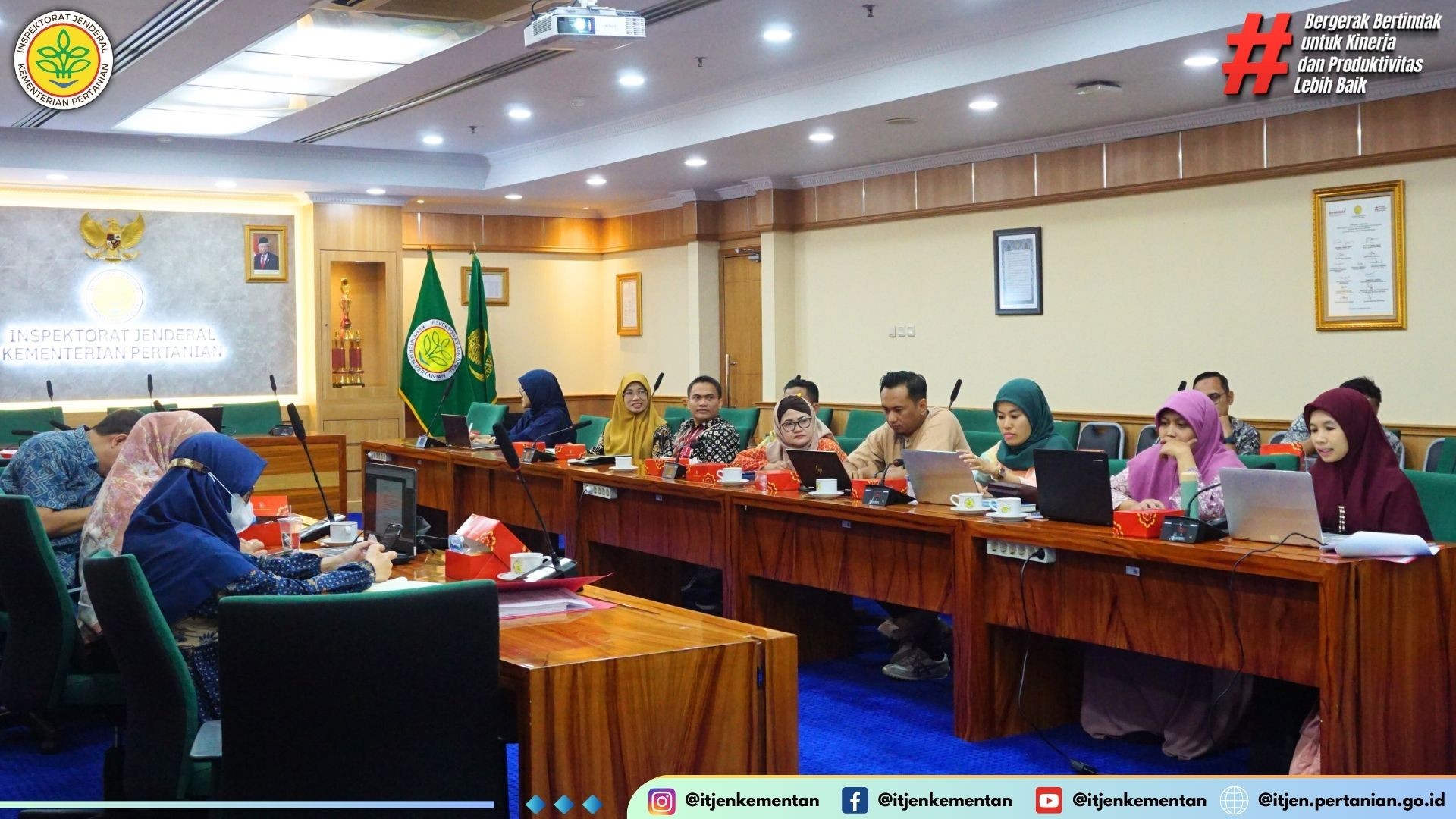 Ekspose Persiapan Pelaksanaan Evaluasi Penilaian Mandiri Kapabilitas Itjen Kementan Tahun 2024