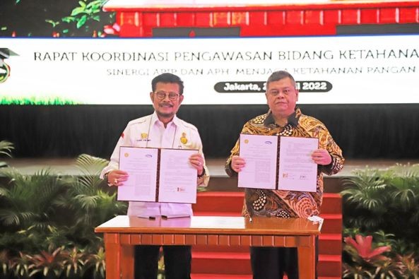 Kementan Gandeng BPKP, Polri dan Kejaksaan untuk Jaga Ketahanan Pangan