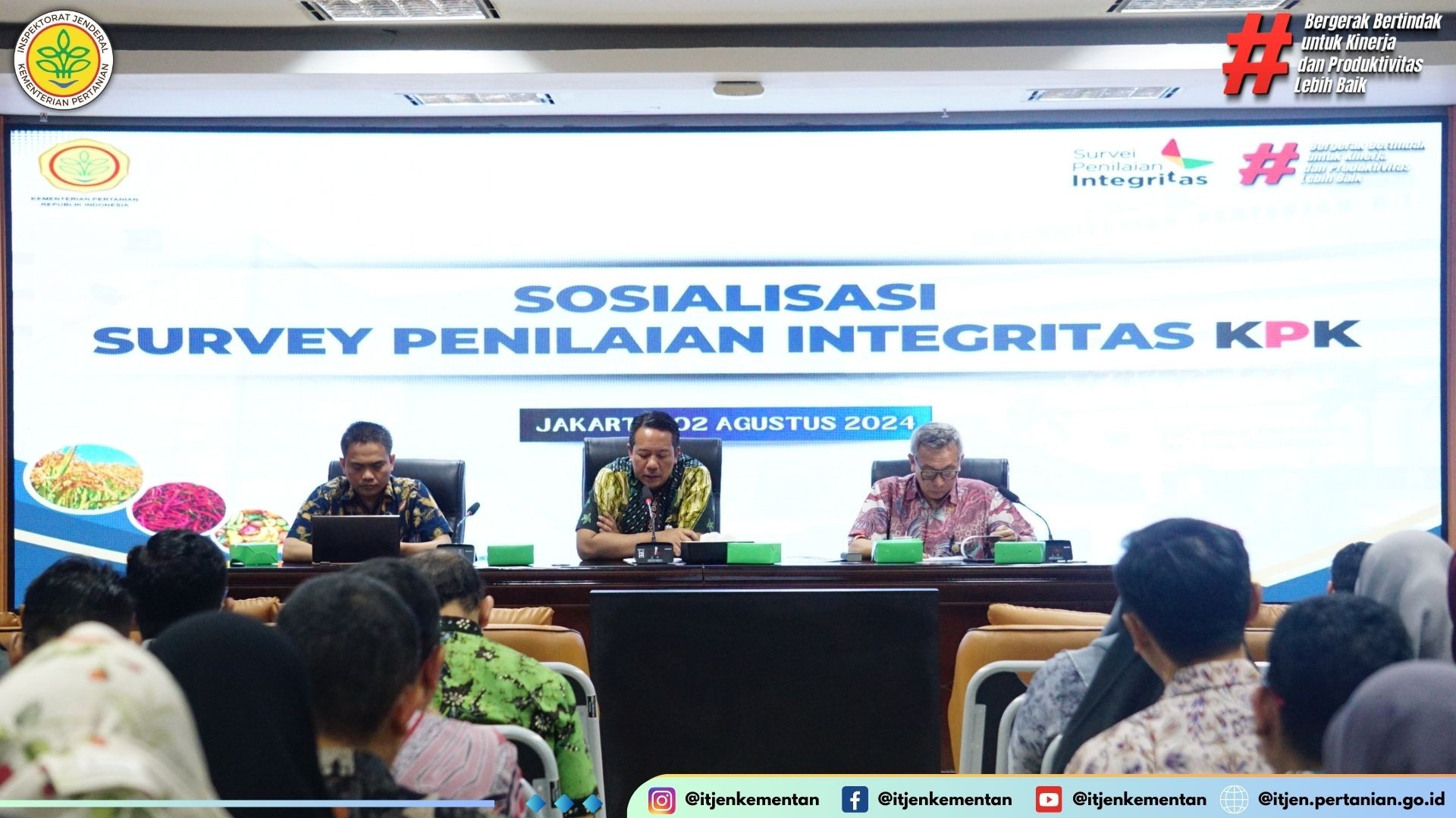 Sosialisasi Survey Penilaian Integritas KPK.