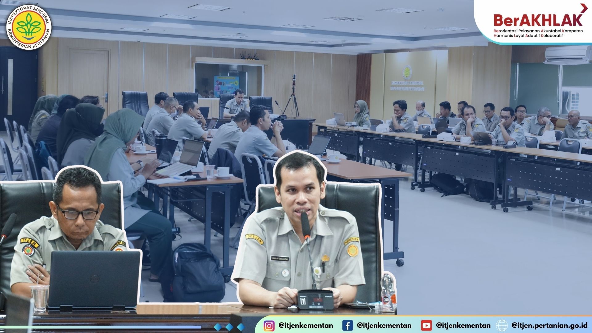 Rapat Kolaborasi UKPBJ dan Itjen dalam kegiatan pembinaan pejabat pengadaan lingkup Sekjen, Itjen, dan Ditjen Tanaman Pangan Kementerian Pertanian