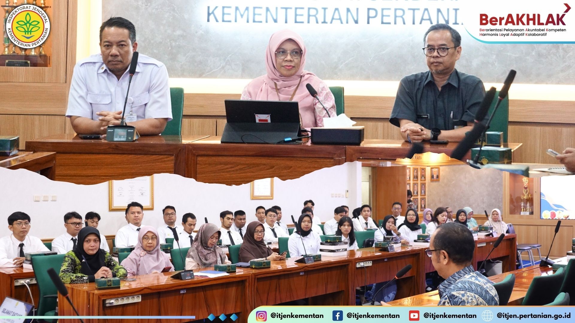 Selamat Datang Calon Pegawai Negeri Sipil  CPNS  Tahun 2025  Bersama Menuju Inspektorat Jenderal Kementerian Pertanian ke IACM Level 4.