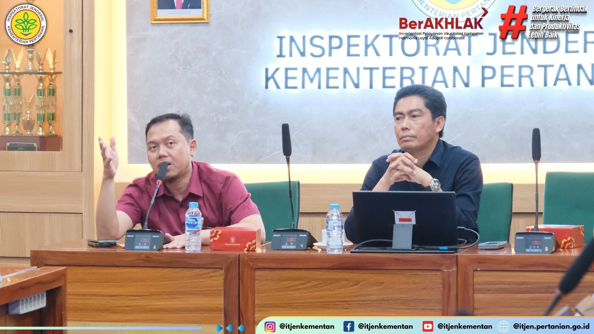 Rapat Pemaparan Temuan Hasil Audit Non 526 pada Eselon I Mitra Lingkup Inspektorat IV