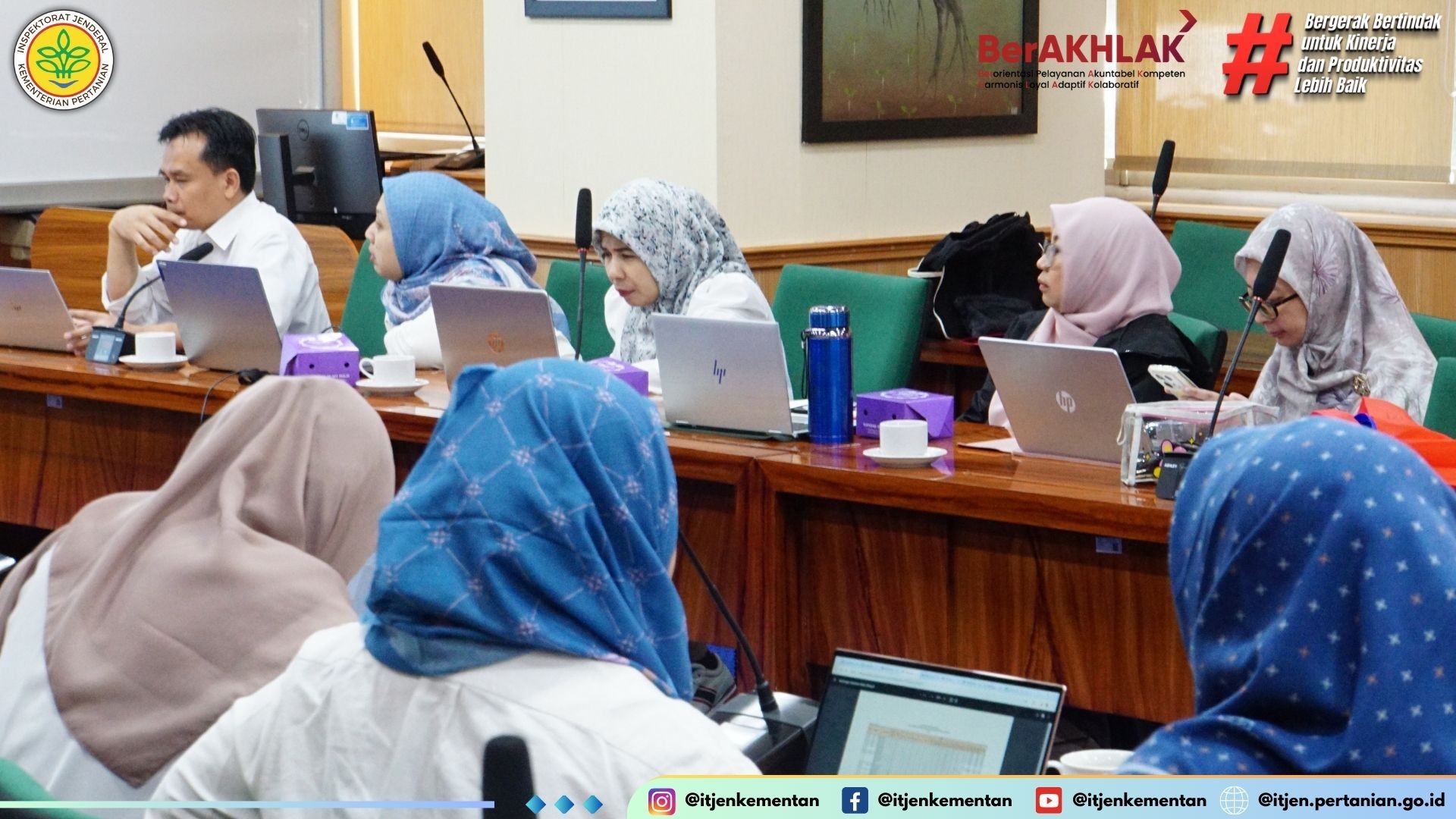 Rapat Pembahasan Tindak Lanjut LHP BPK-RI atas LK Tahun 2023 lingkup BSIP dan Dijen PKH