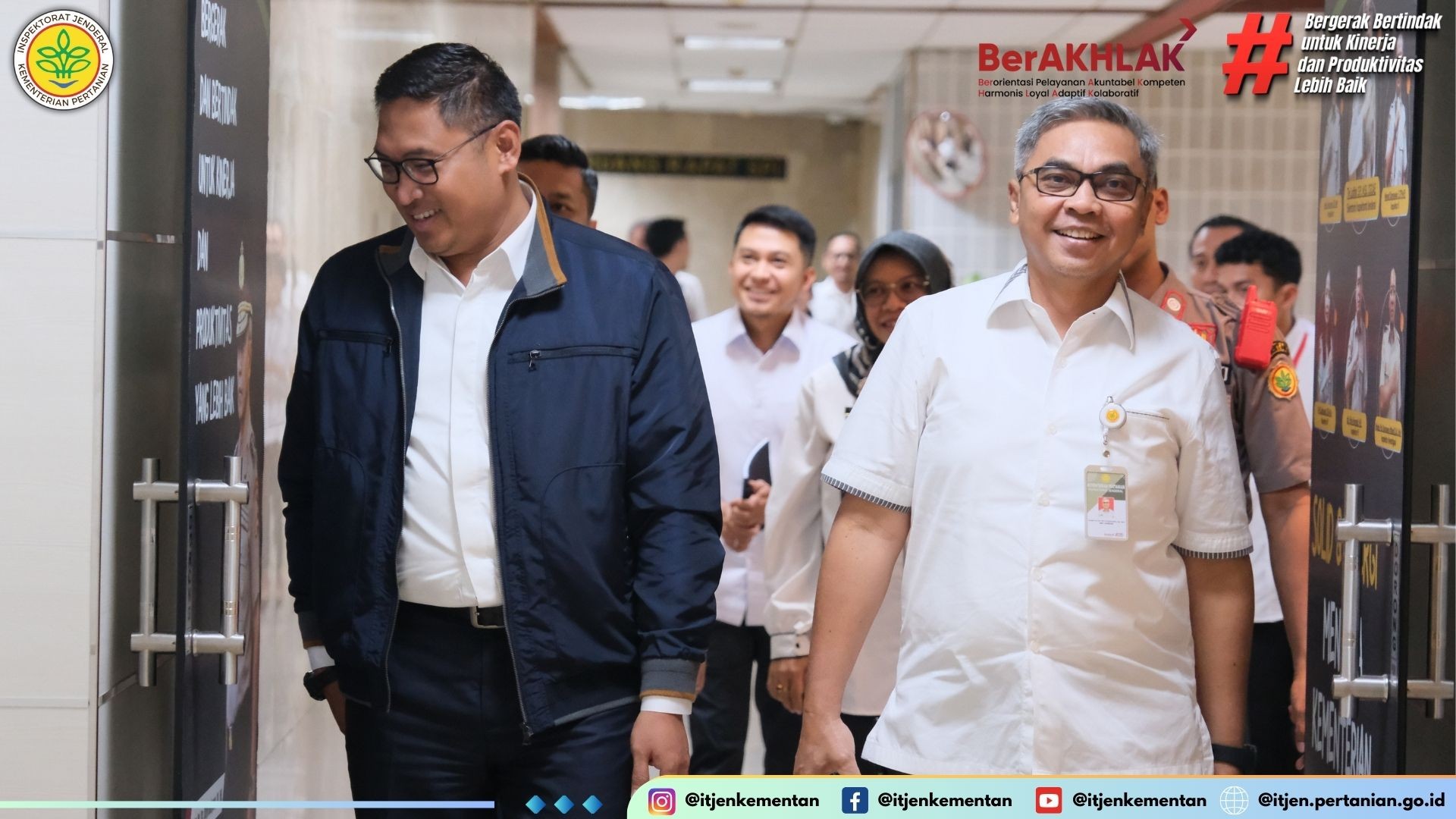 Kunjungan Wakil Menteri Pertanian ke Inspektorat Jenderal Kementerian Pertanian