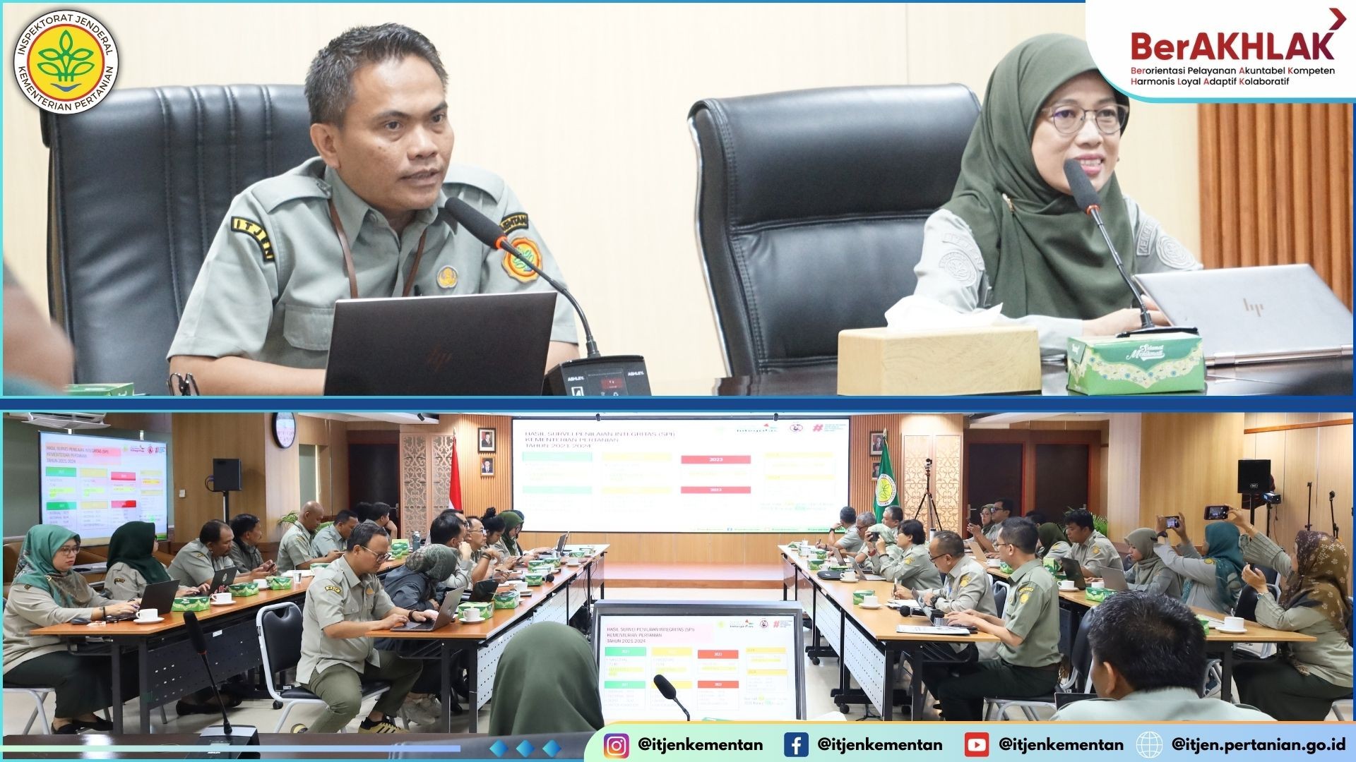 Diskusi penyusunan rencana aksi survei penilaian integritas tahun 2025