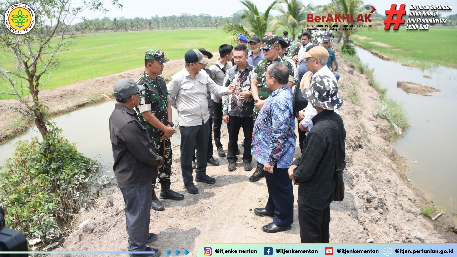 Inspektur Jenderal Kementerian Pertanian Setyo Budiyanto Melakukan Pendampingan Kunjungan Kerja Anggota IV BPK