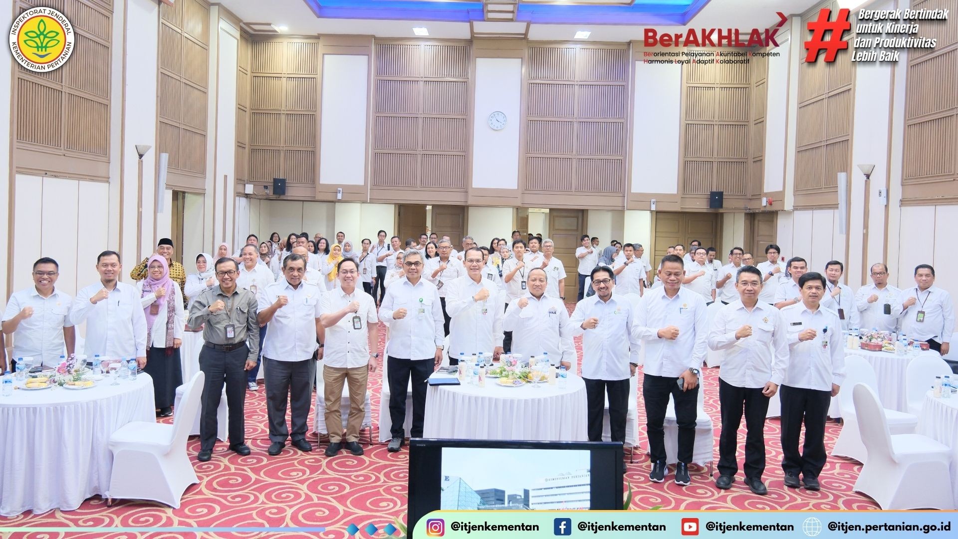 Entry Meeting BPK Pemeriksaan Kinerja pada Kementerian Pertanian dan Badan Pangan Nasional