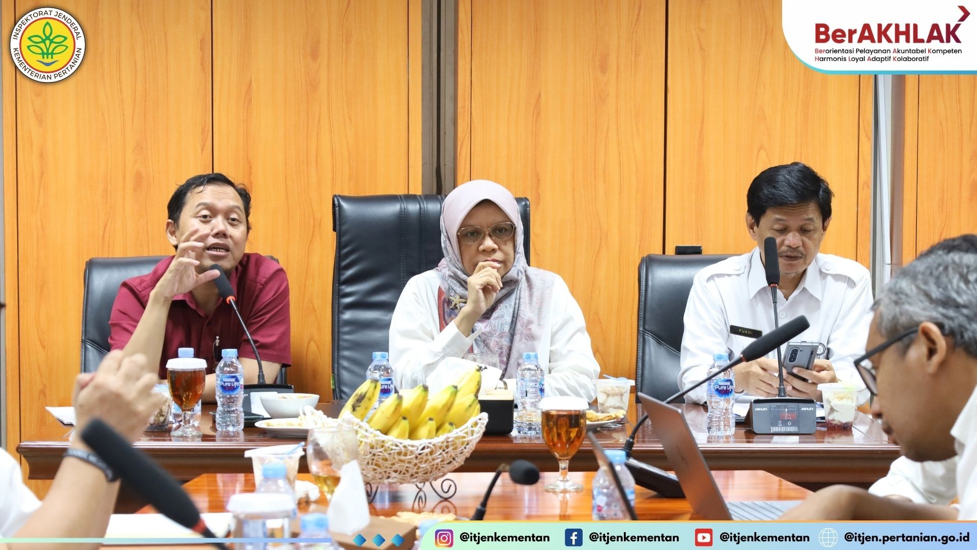 Rapat pembahasan tindak lanjut atas temuan BPK RI Tahun 2024