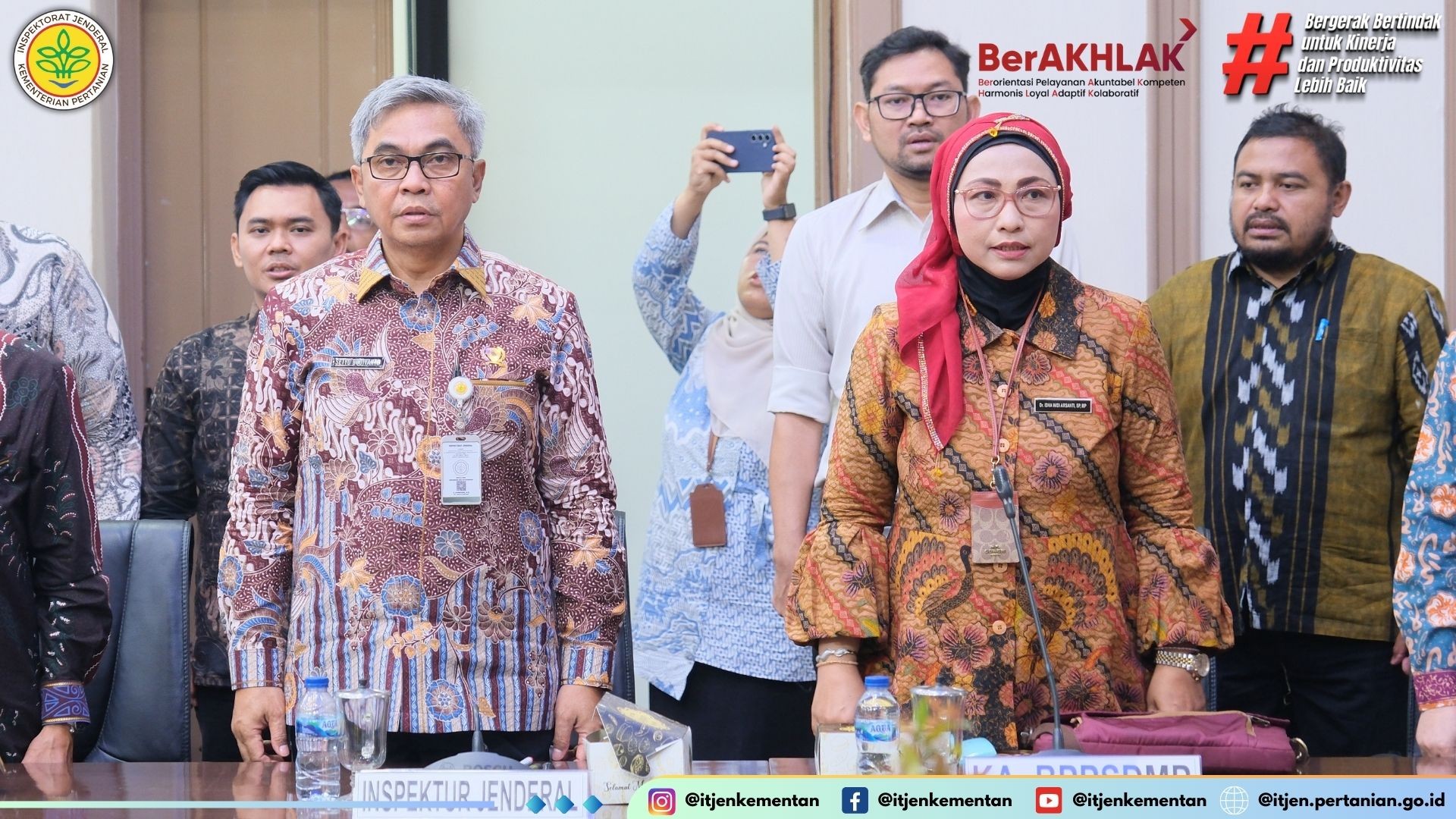 Inspektur Jenderal Kementerian Pertanian Menghadiri Forum Diskusi Rektor Bersama Menteri Pertanian