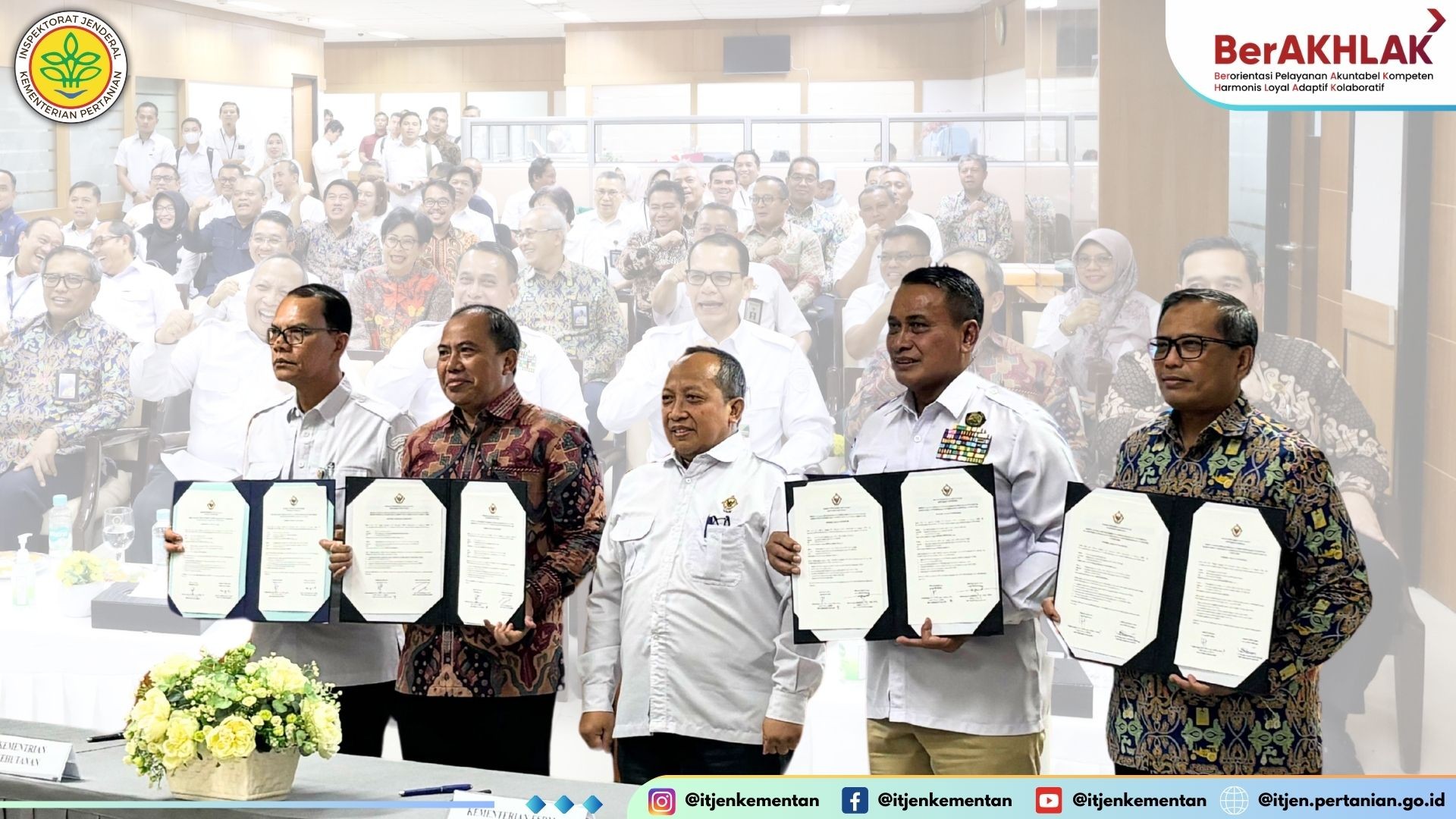 Penyerahan Laporan Keuangan Unaudited Kementerian Pertanian Tahun 2024