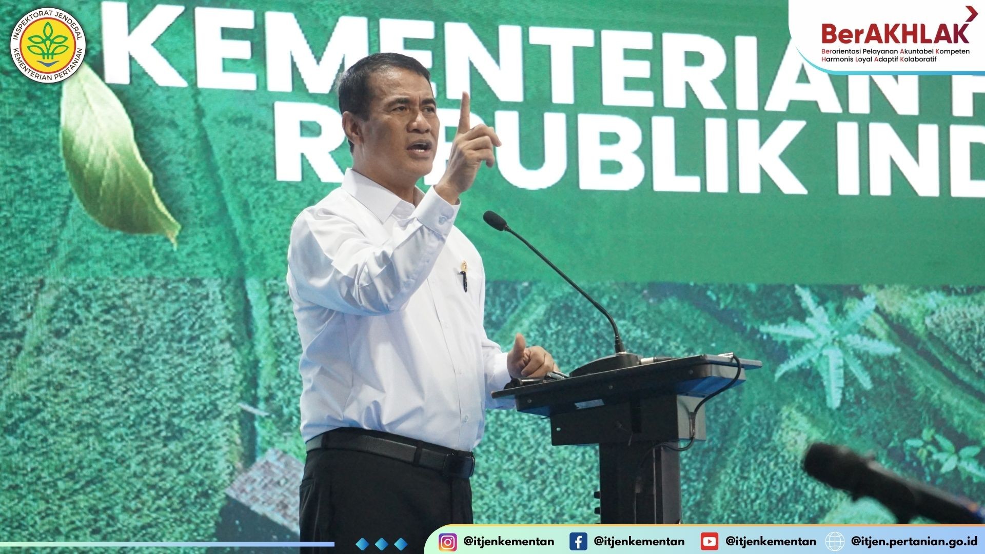 Kementerian Pertanian merayakan Hari Krida Pertanian ke-53