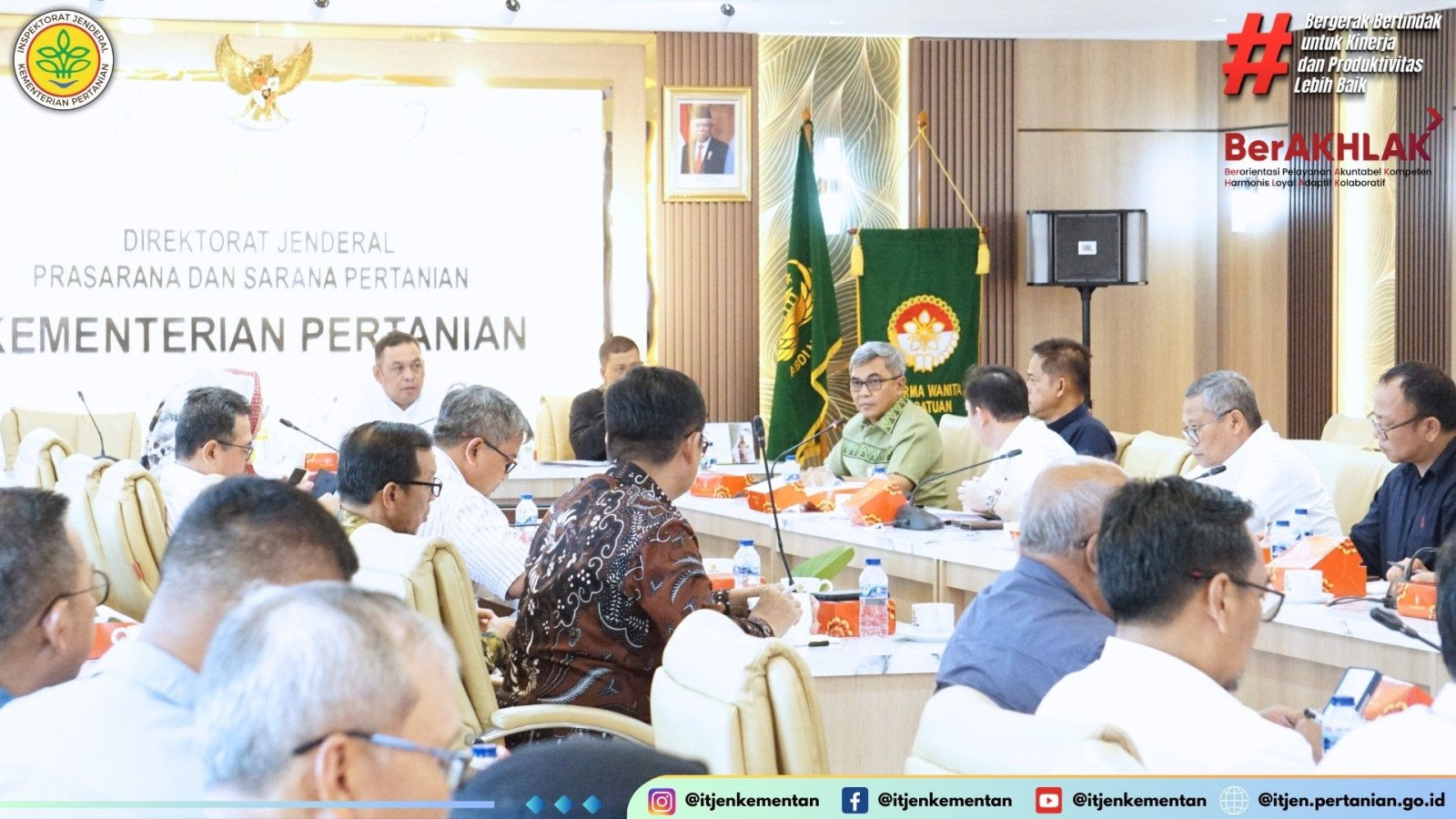 Rapat Koordinasi  RAKOR  Percepatan Kegiatan Cetak Sawah Provinsi Kalteng.