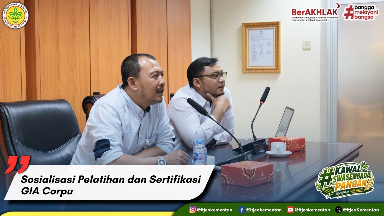 Sosialisasi Pelatihan dan Sertifikasi GIA Corpu