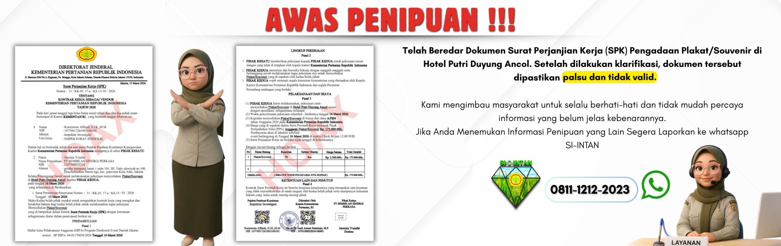 Awas Penipuan