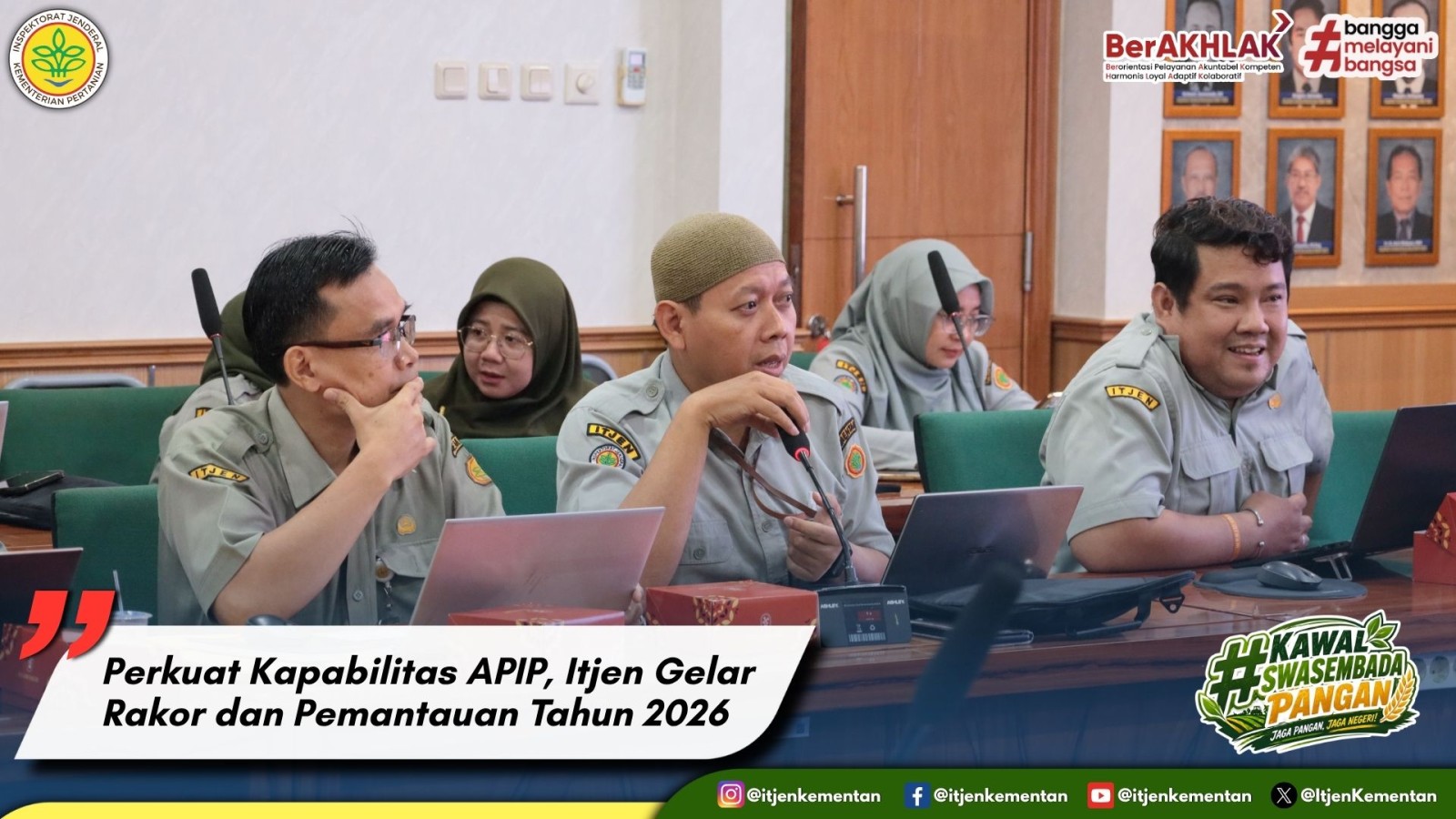 Perkuat Kapabilitas APIP, Itjen Gelar Rakor dan Pemantauan Tahun 2026