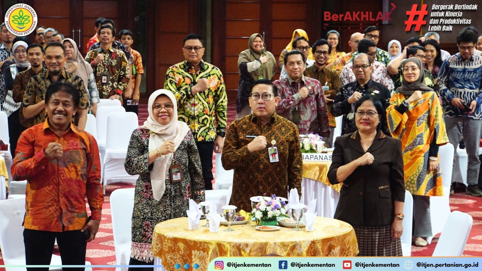 Exit Meeting Kementerian Pertanian bersama Badan Pemeriksa Keuangan  BPK  RI