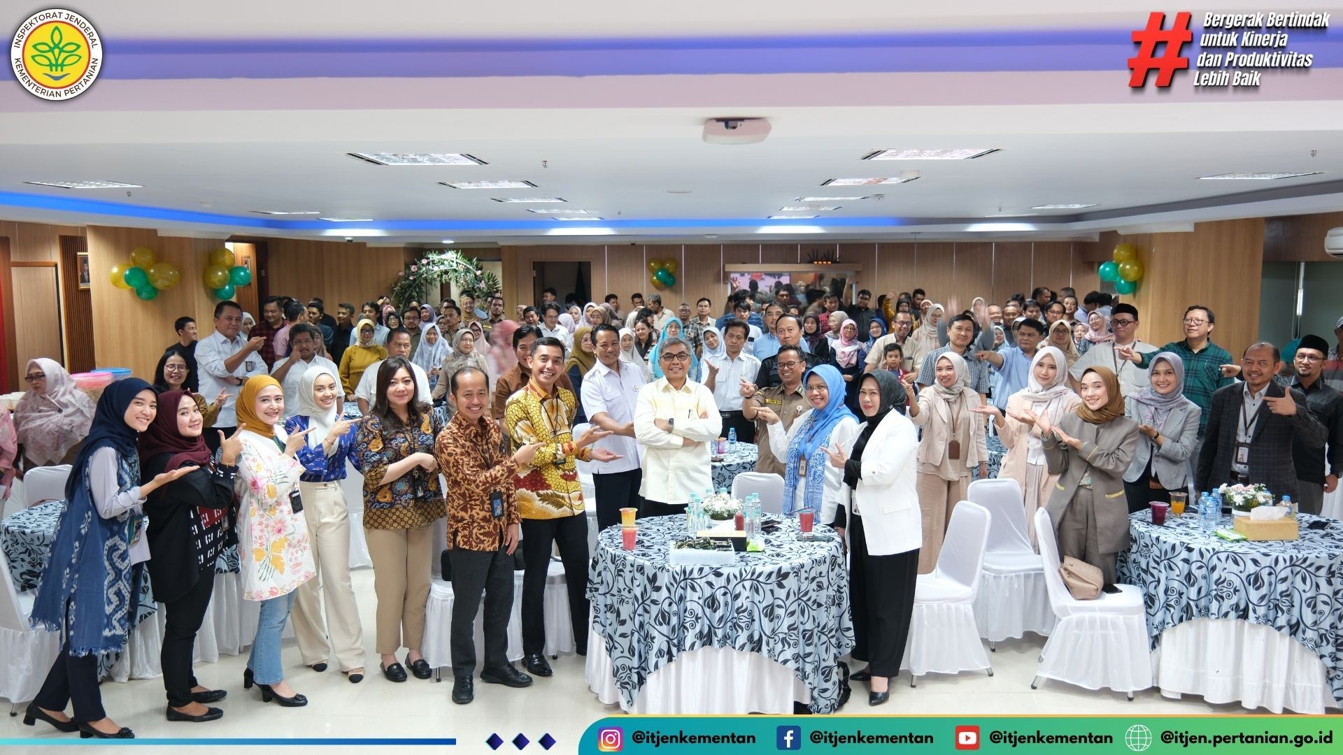 Tasyakuran dan Silaturahmi Pegawai Inspektorat Jenderal Kementerian Pertanian.