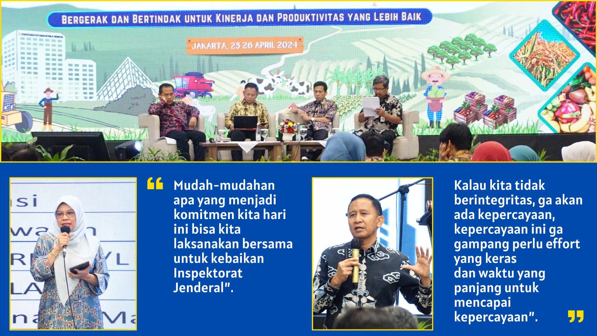 Penutupan Rapat Kerja Inspektorat Jenderal Kementerian Pertanian Tahun 2024